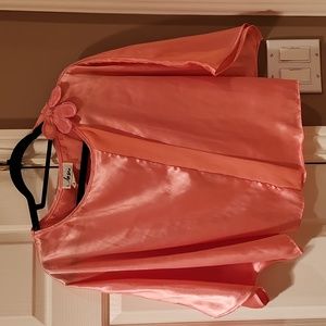 Satin feel pajama top by Josie